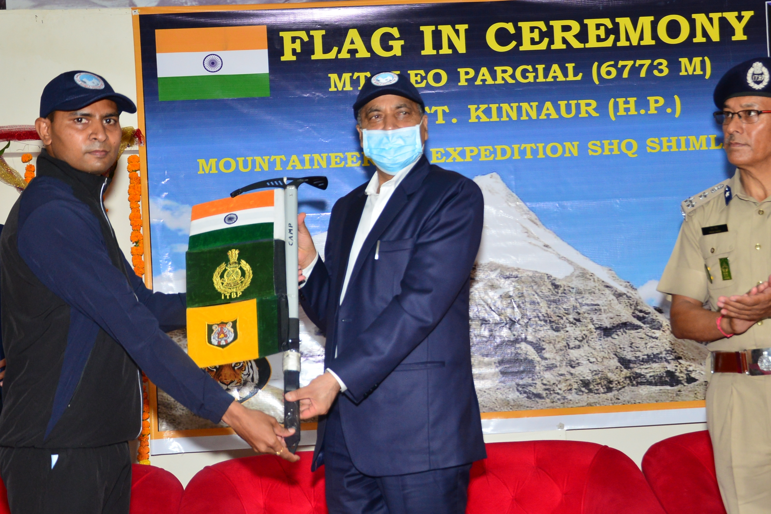 ITBP flag in ceremony in Shimla