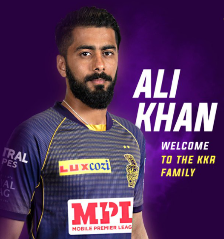 Ali Khan got to the IPL