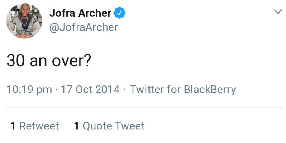 Jofra Archer