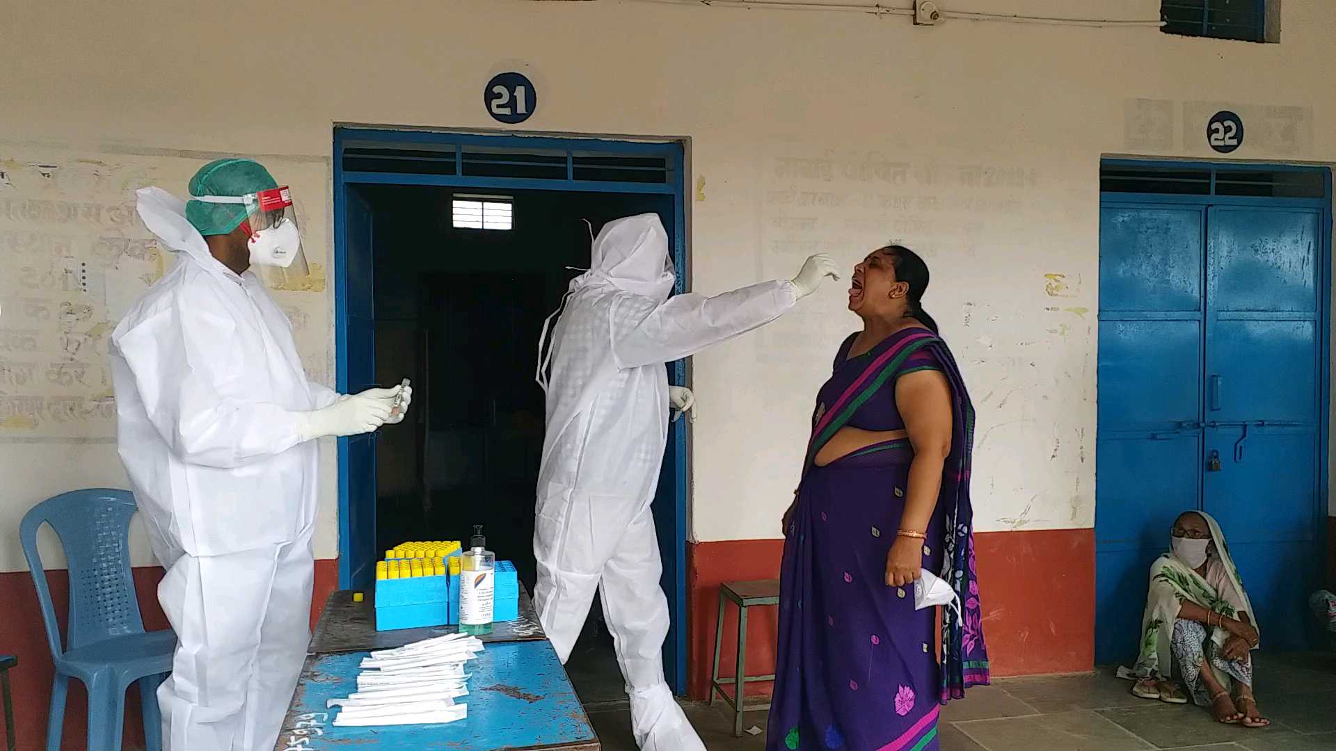 Patients arriving at the hospital for hospital investigation