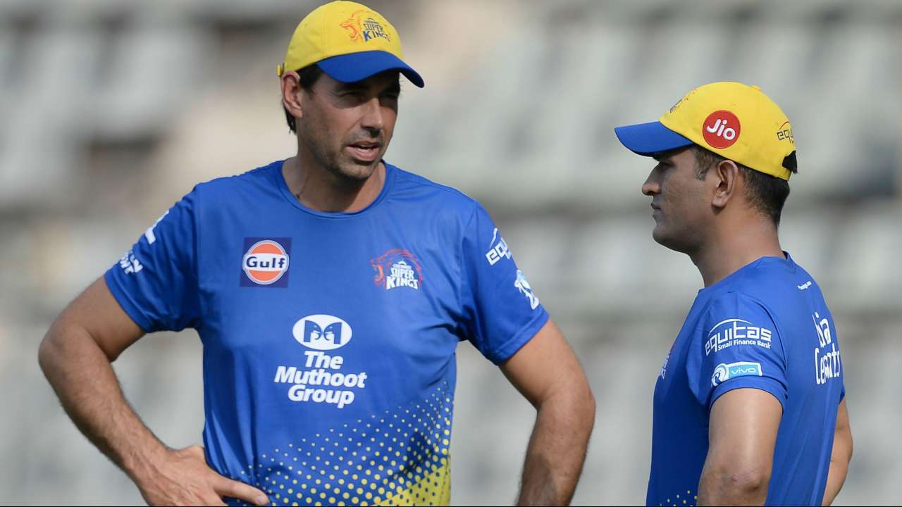 CSK coach Stephen Fleming, CSK vs DC, MS Dhoni, Ambati Rayudu