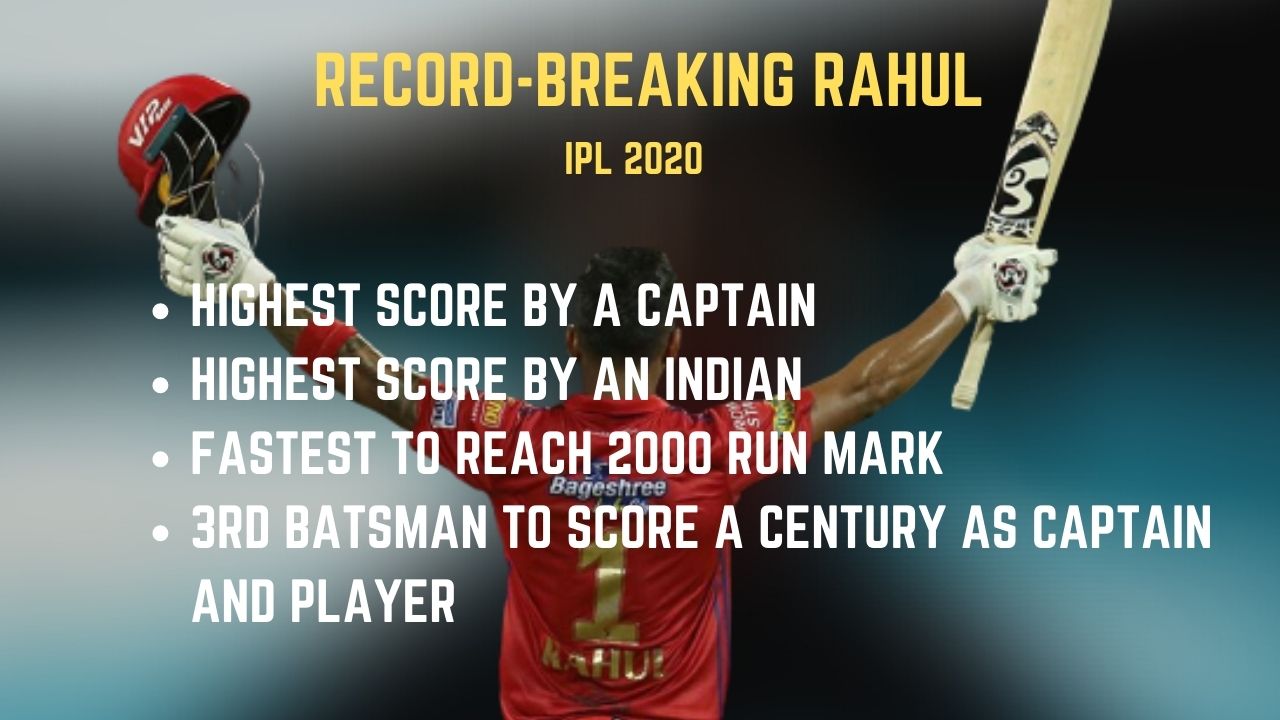 KL Rahul, first century,  IPL 2020