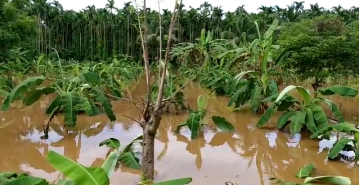 kiling River flood at Marigaon