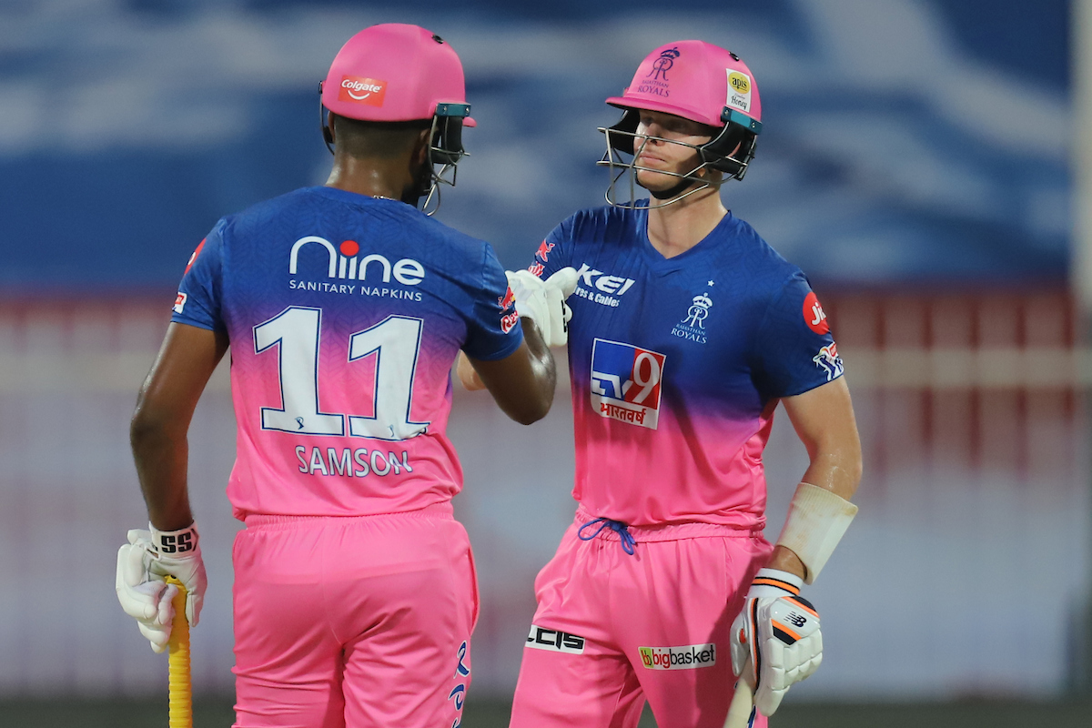 Sanju Samson and Steve Smith