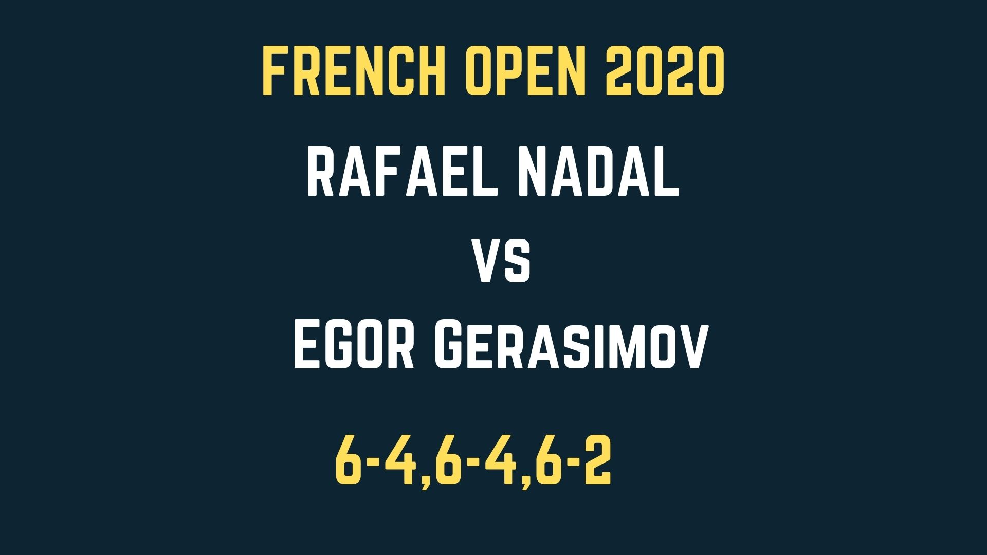 French open 2020: Rafael Nadal into next round