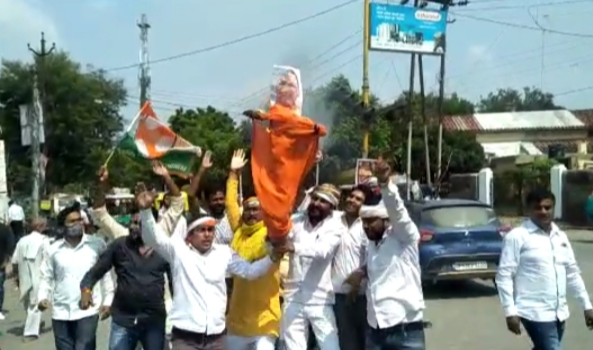 protest against hathras gang rape case