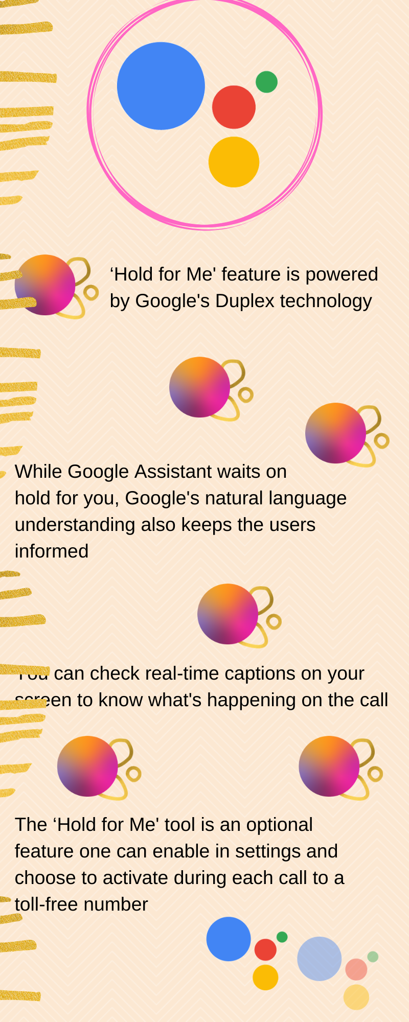 features of google assistant hold for m,google assistant new feature