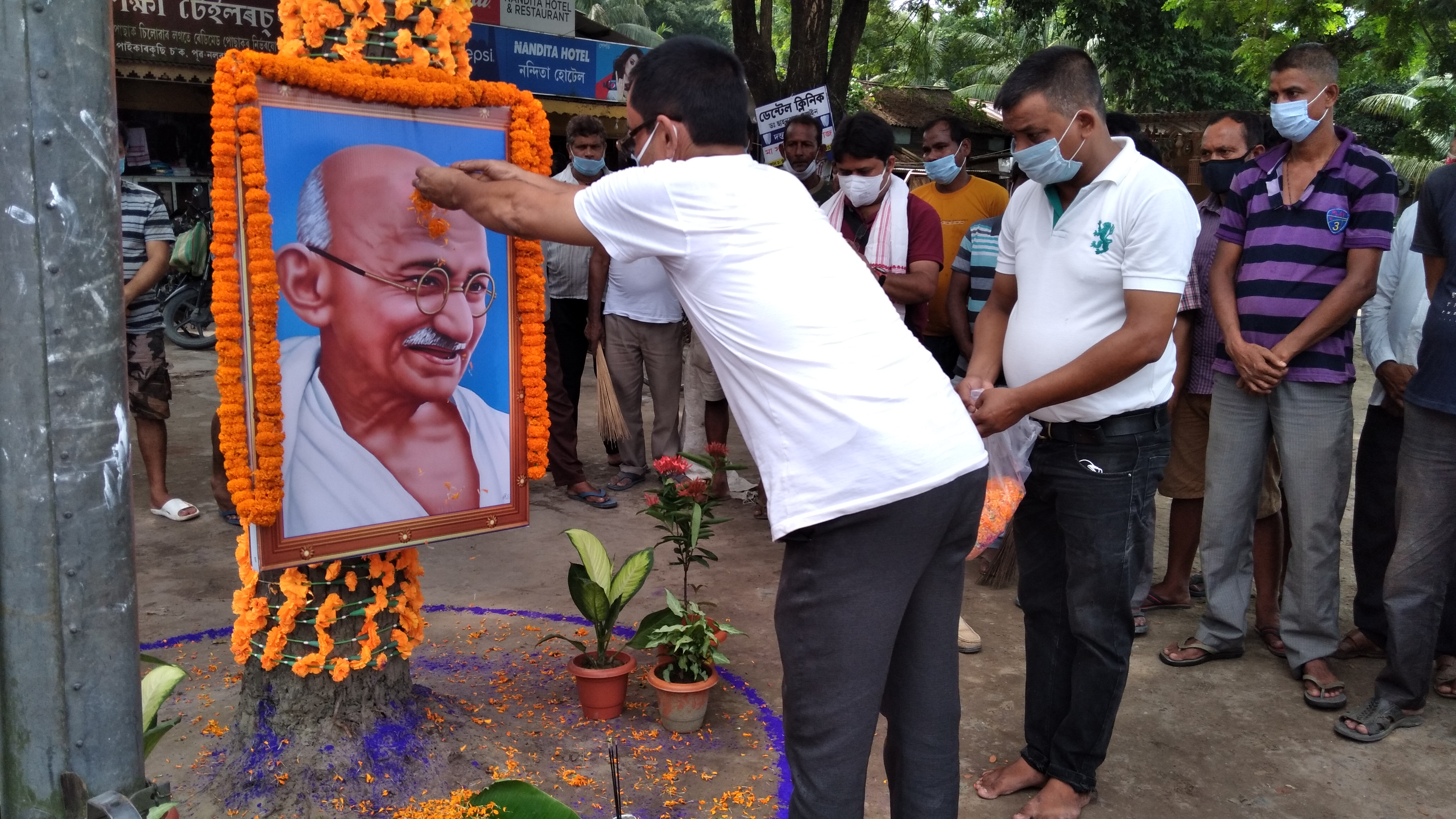 Mahatma Gandhi's birthday celebrated in Nalbari