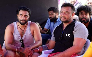 darshan visit to madagaja shooting spot