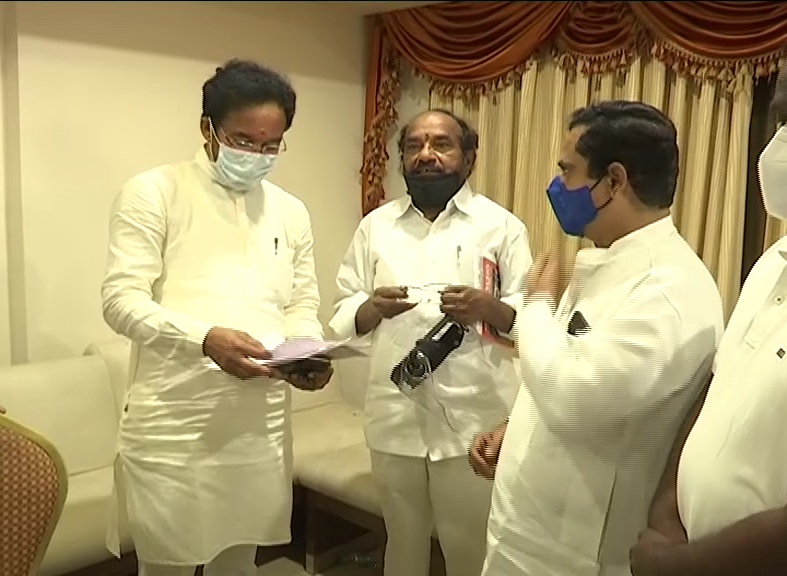 R.krishnaiah meet union minister kishan reddy in hyderabad