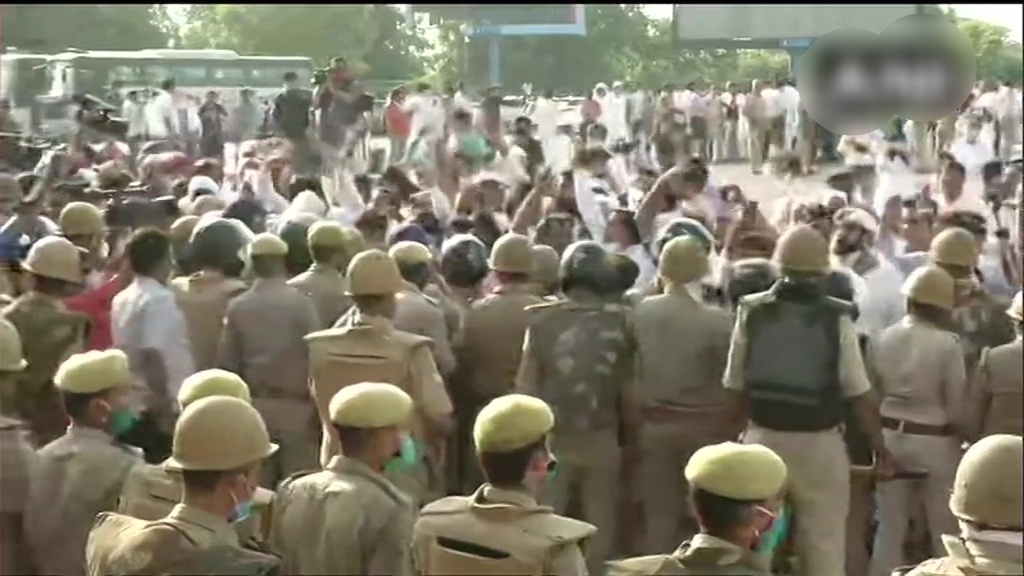 No power in the world can suppress the family's voice: Congress' Rahul Gandhi after meeting family of the alleged gangrape victim in Hathras.