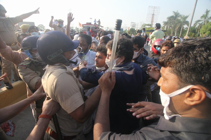 Noida police regret manhandling of Priyanka Gandhi