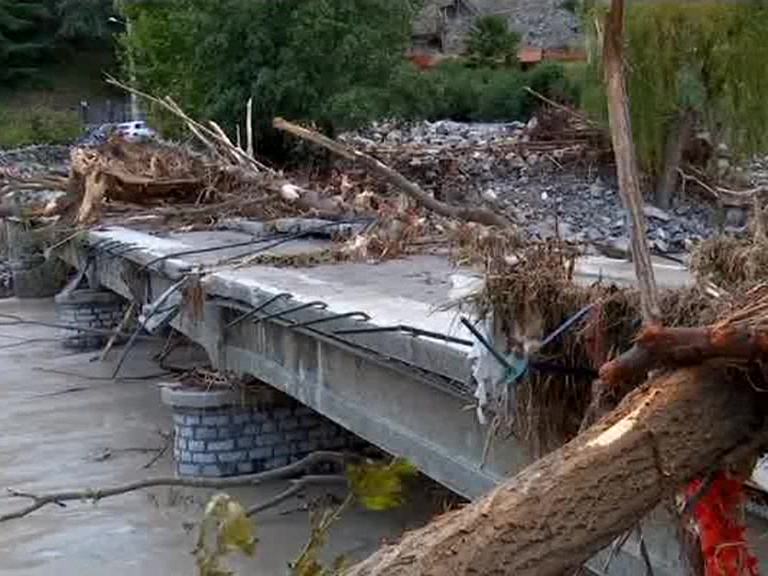 Damage in southeast France after severe floods