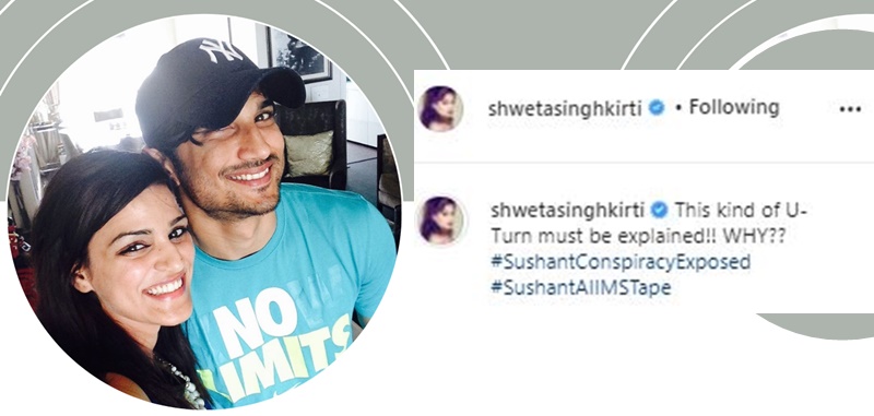 Shweta Singh's post on social media
