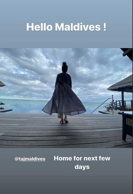 Taapsee Pannu shares mesmerising picture of her getaway in Maldives