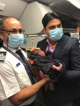 Baby boy born on board Indi Go Delhi-Bengaluru flight