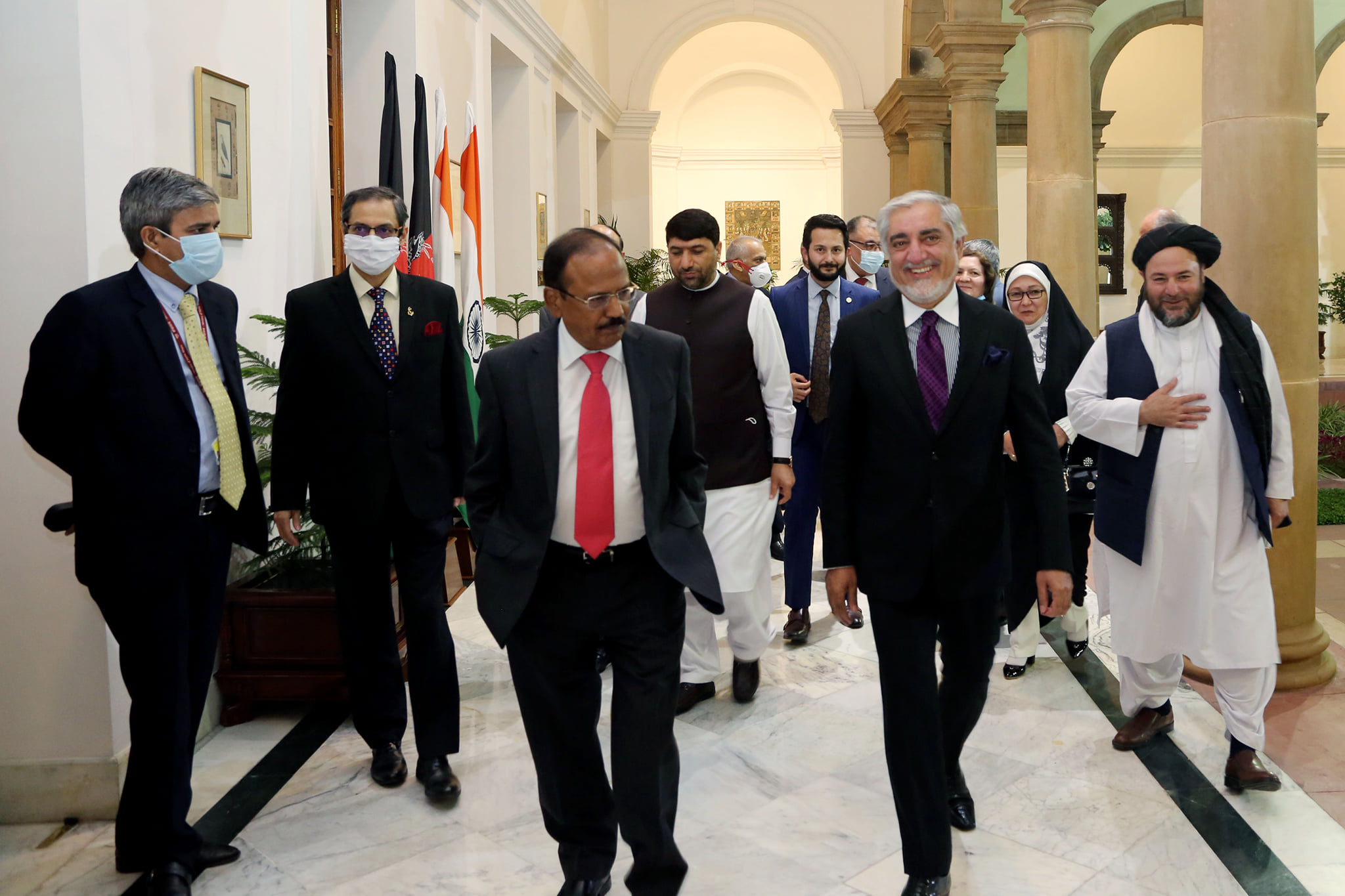 Abdullah Abdullah discusses peace process with top Indian leadership