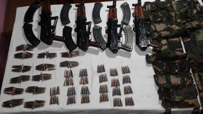 BlankIndian Army foils Pak-backed terrorists' bid to smuggle in weapons