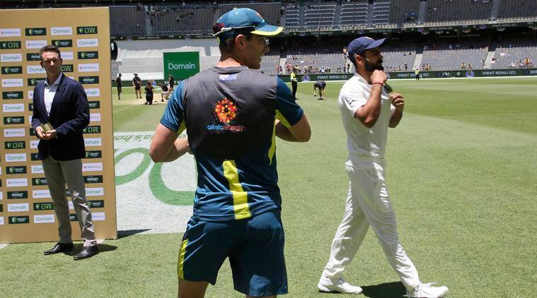 Virat Kohli and Tim Paine