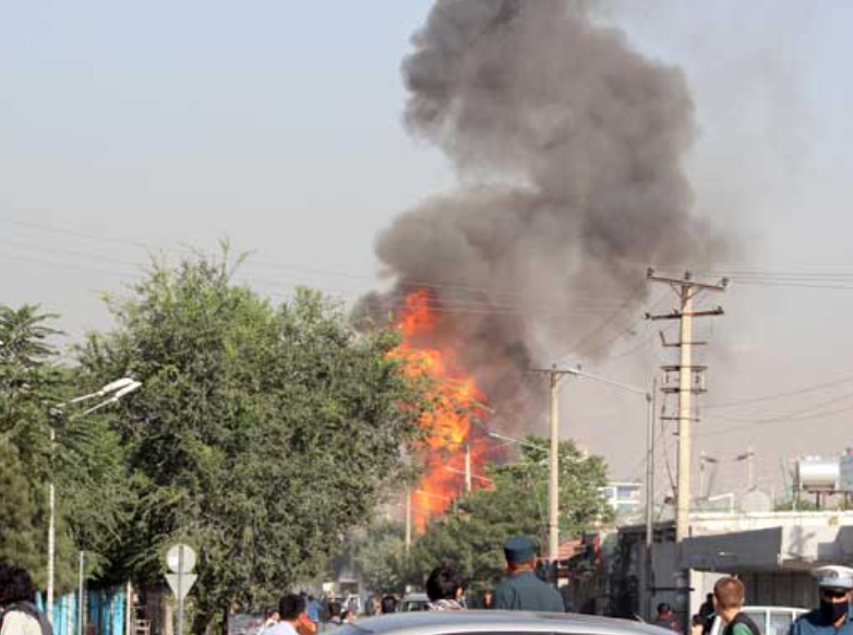 Bomb blast shook Afghanistan, 5 dead and 9 injured