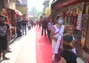 People visited Kamakhya Temple amid COVID