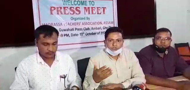 Madrassa teachers association press meet