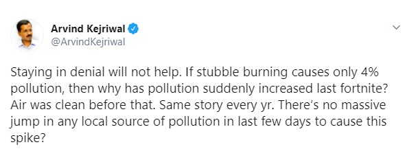 arvind kejriwal tweet, Prakash Javadekar