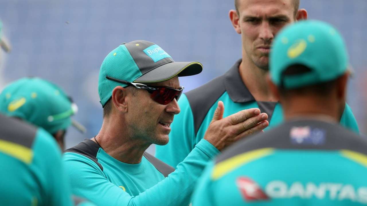 Australia head coach Justin Langer