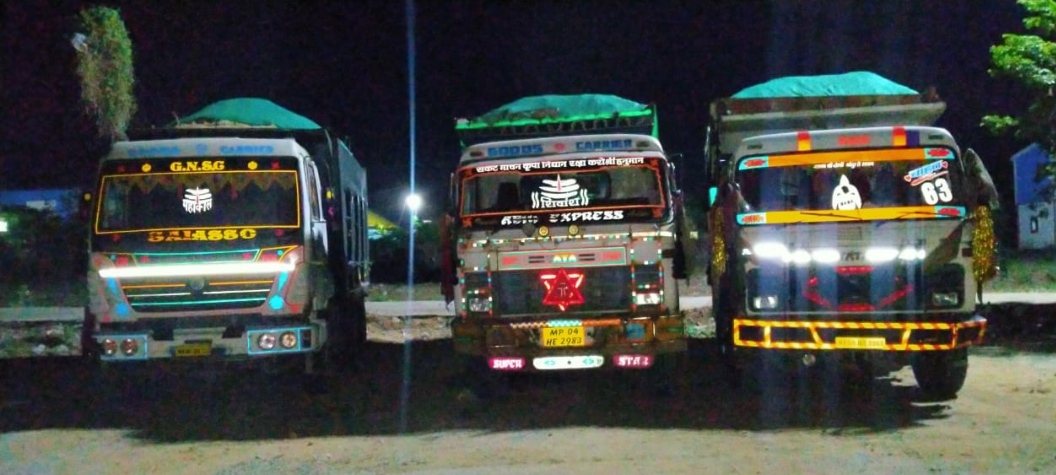 Illegal transport trucks seized