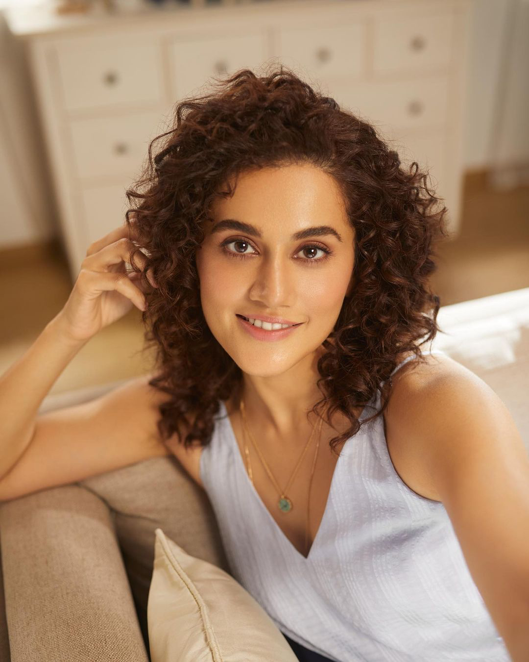 Actress Tapsee completes her shooting part for Anna Belle movie