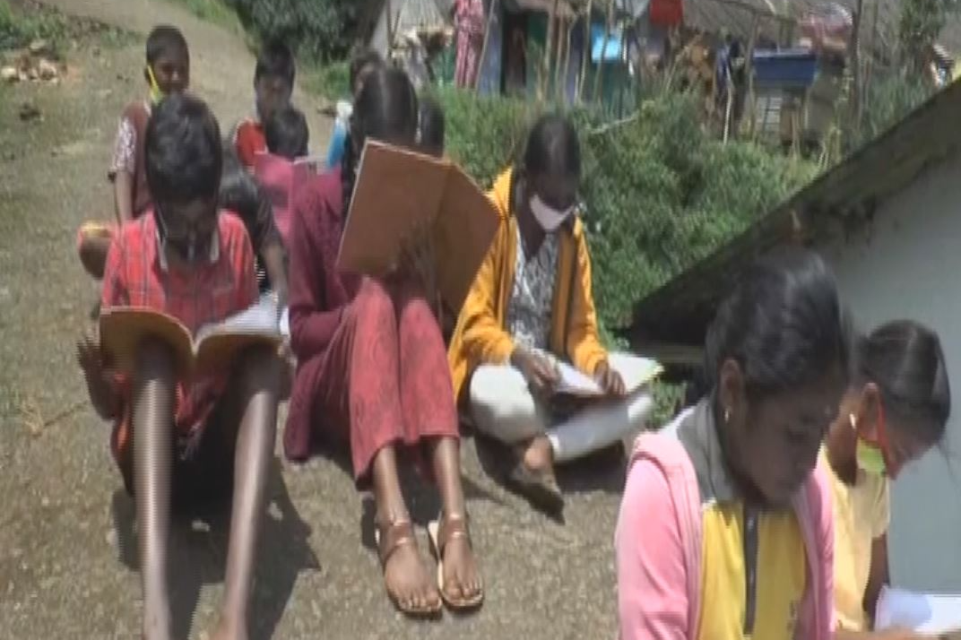 taking online classes becomes uphill task for children in keralas mattupetty