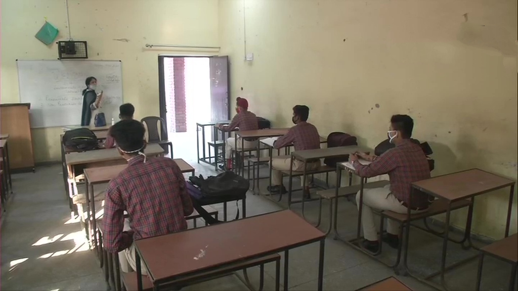 Schools re-open for students of Class 9th-12th after 7 months amid COVID19 pandemic