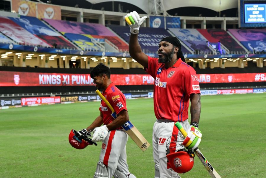 Chris Gayle, Md Shami, IPL 2020, MI vs KXIP