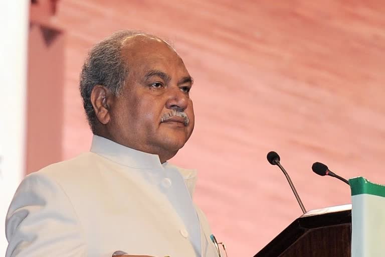 Union Minister Narendra Singh Tomar's public meeting