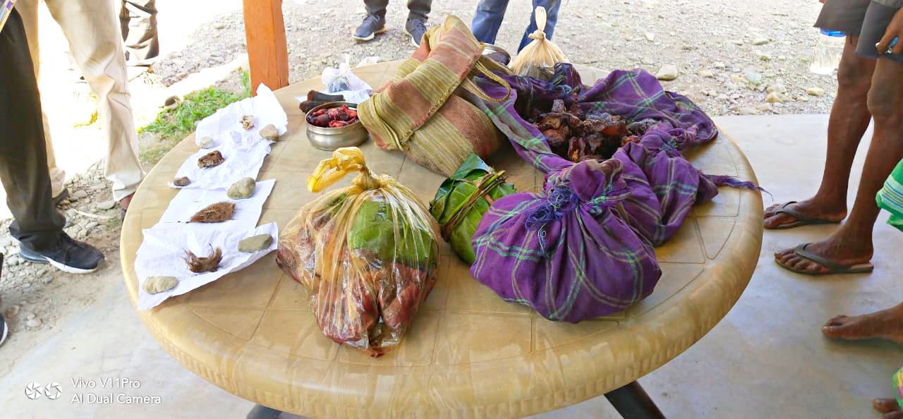 হৰিণ আৰু বন গাহৰীৰ মাংস উদ্ধাৰ