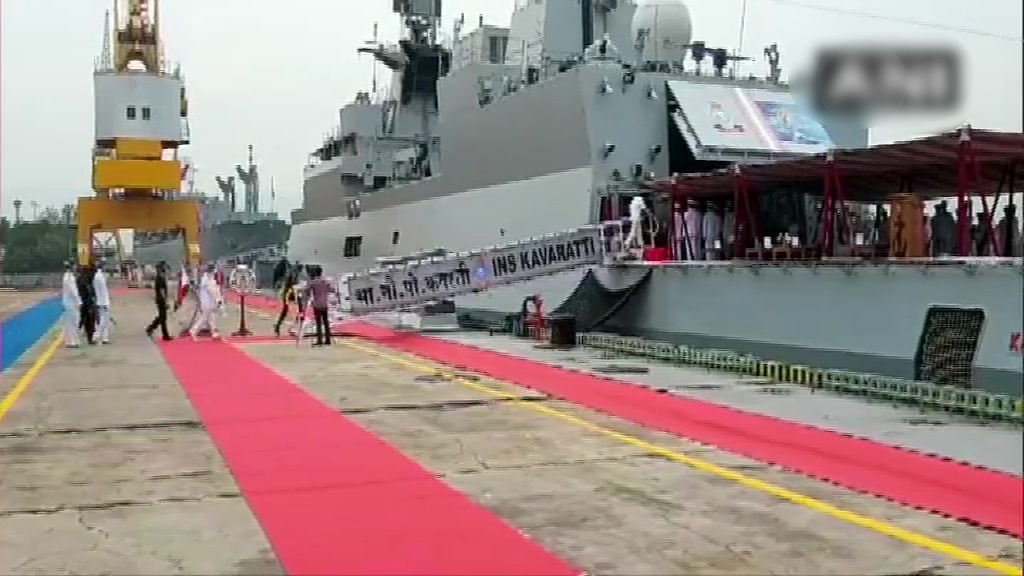 Anti-Submarine Warfare Corvette INS Kavaratti commissioned into Indian Navy