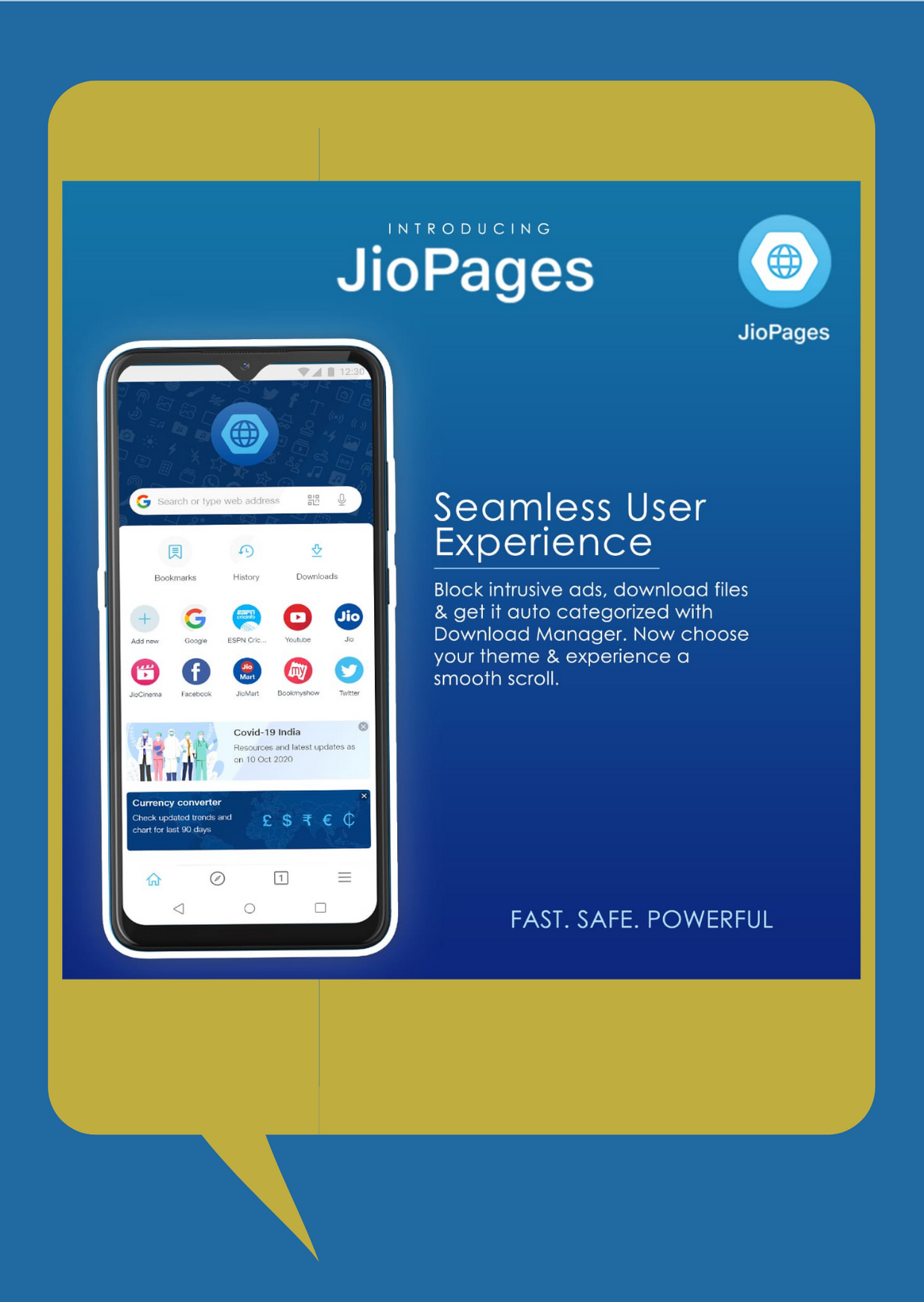 new made in india browser ,JIOPAGES features