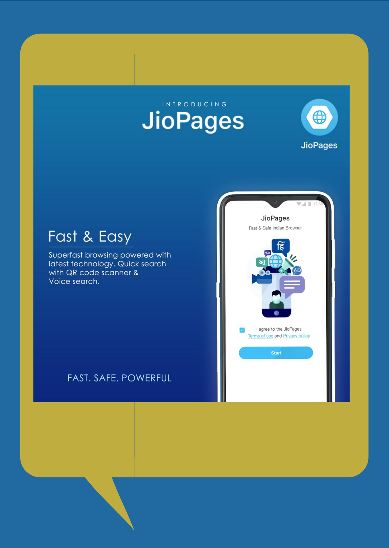 new made in india browser ,JIOPAGES features