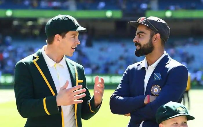 Tim paine and virat kohli