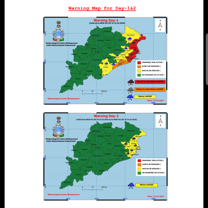 low pressure in odisha