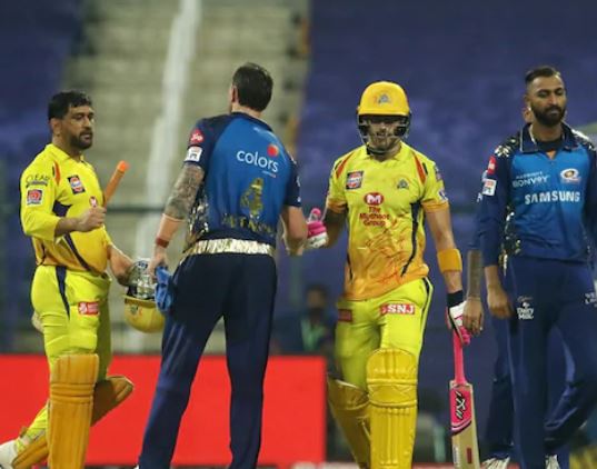 The match between Chennai Super Kings and Mumbai Indians