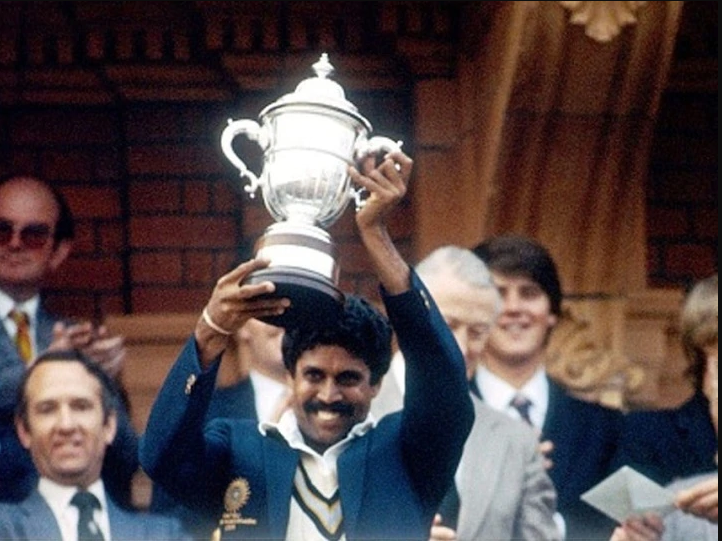 kapildev with 1983 world cup