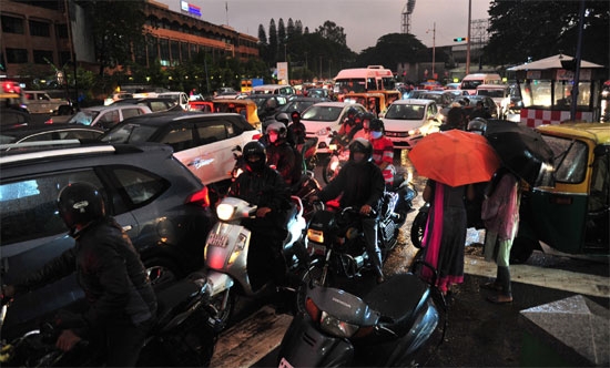 Heavy rain lashes Bengaluru