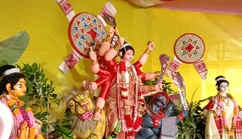 Uncommon Durga Puja Celebration At Dhing