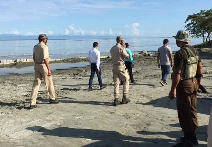 Minister Sanjay Kishan visited Brahmaputra ghat in Dibrugarh