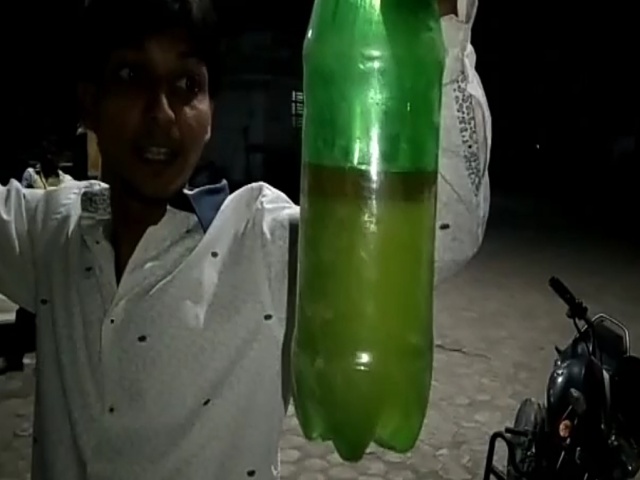 Adulteration of water in petrol