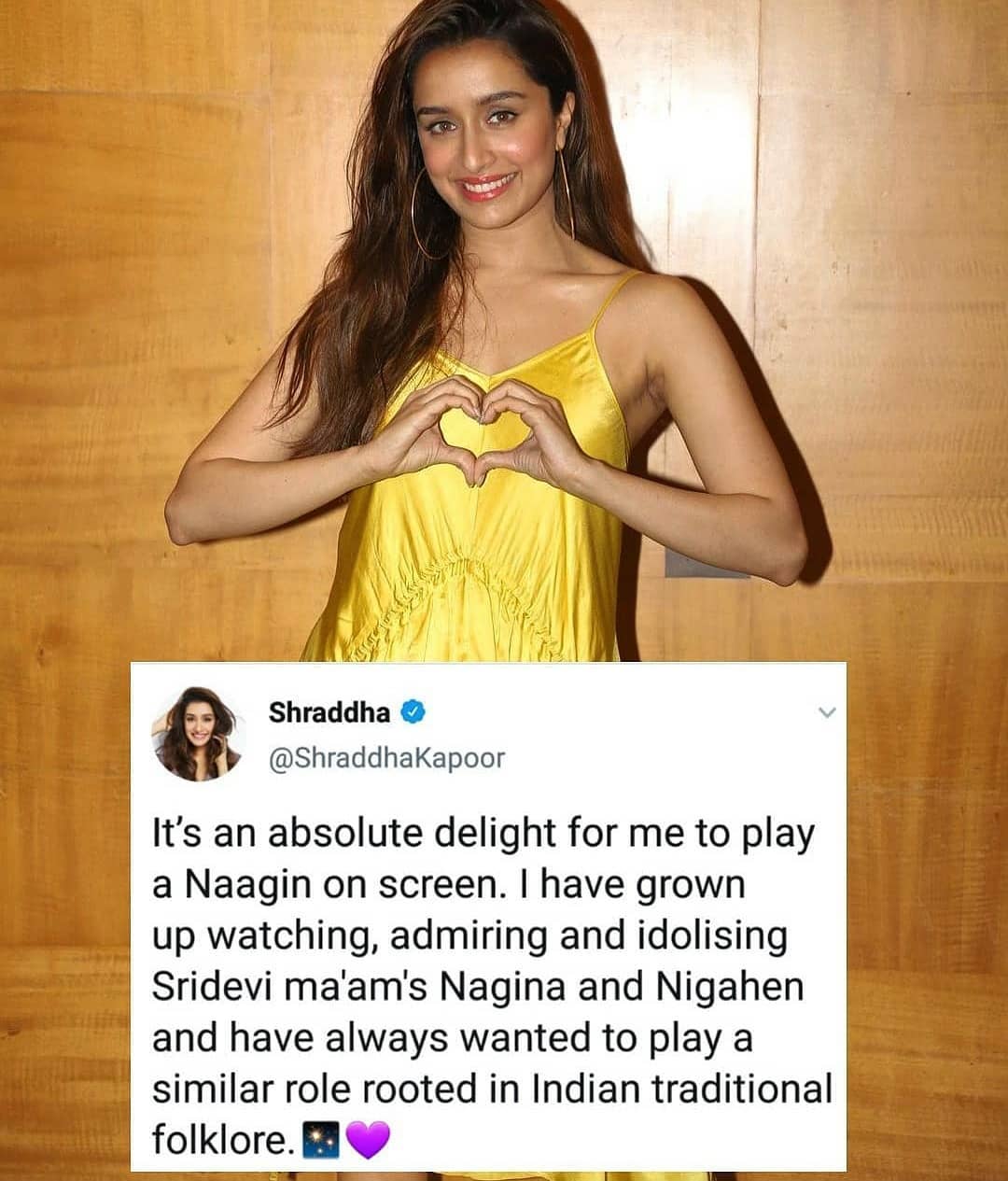 Shraddha Kapoor to play Sridevi's iconic Ichchadhari Naagin