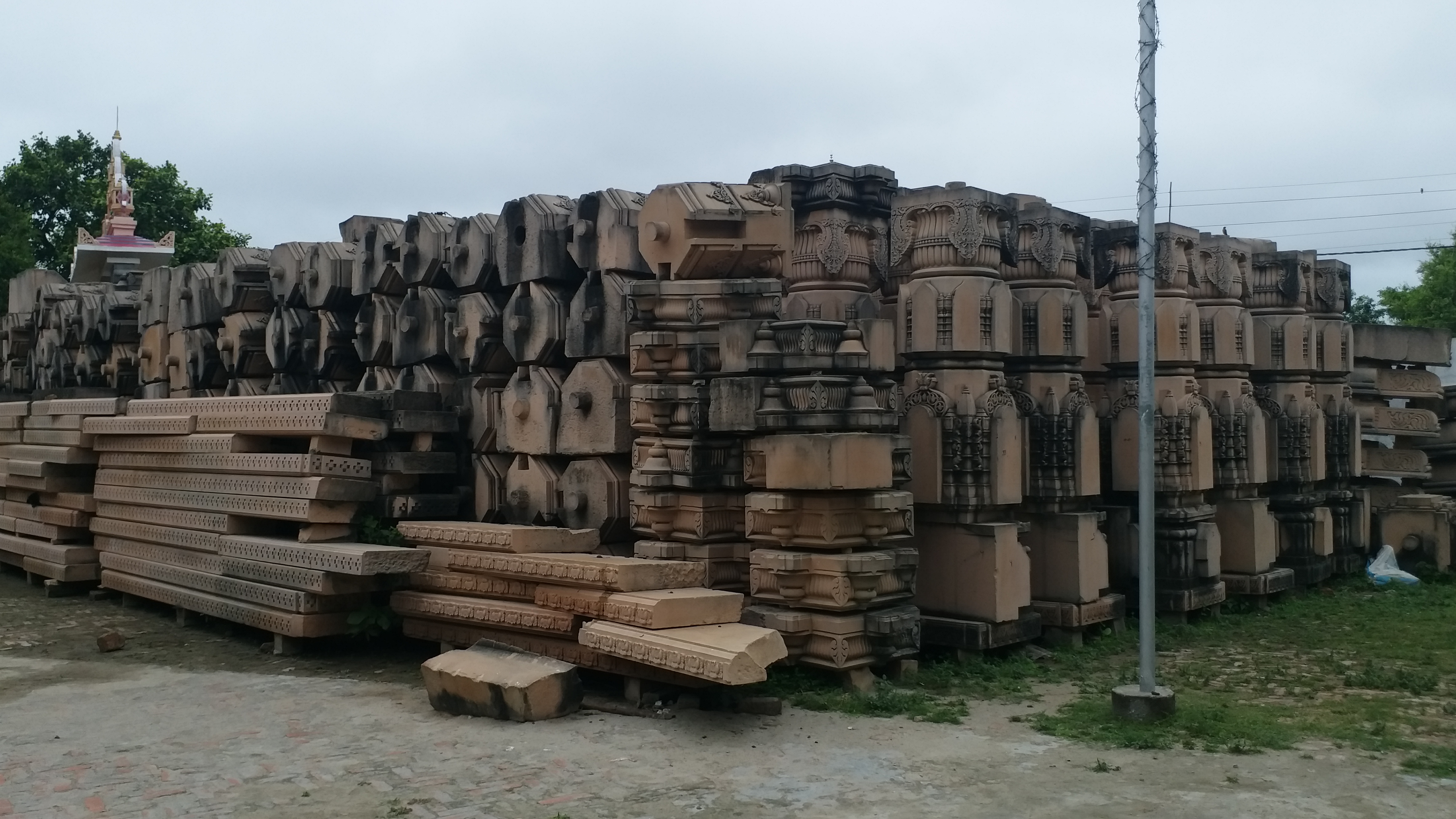 Final testing of Ram temple pillars completed