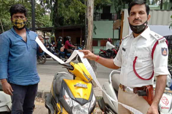 Habitual traffic offender fined Rs 42,500