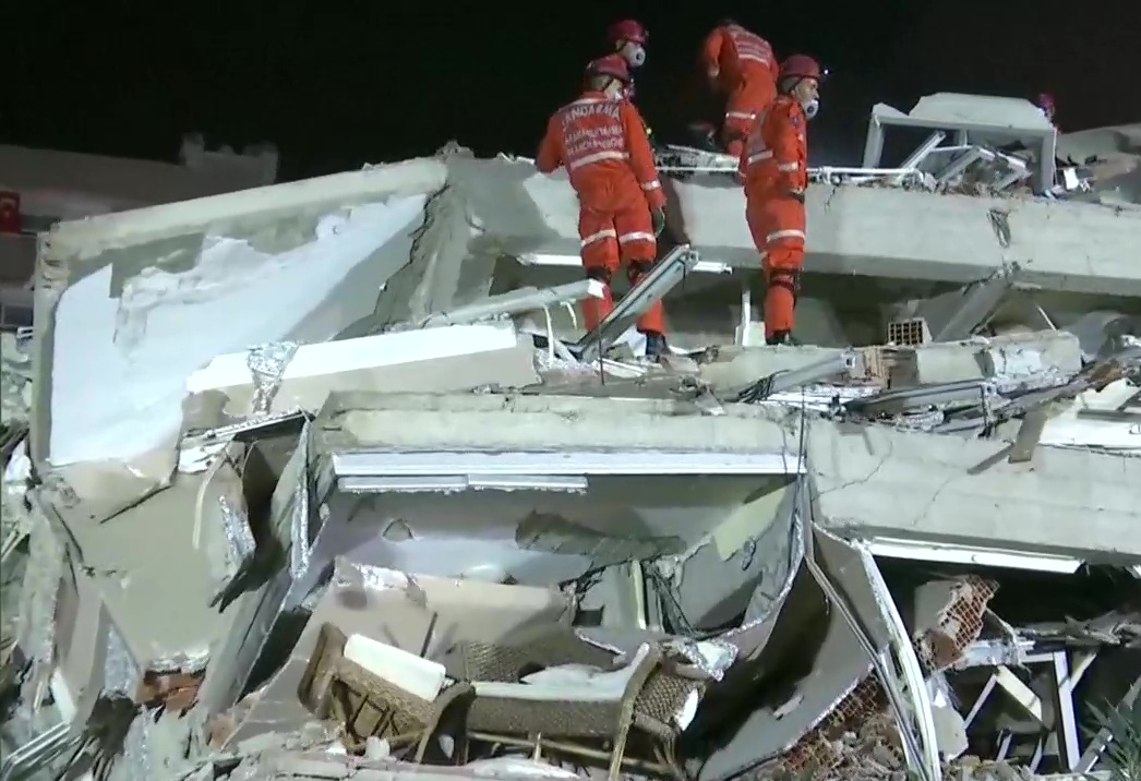 Turkey: Search and rescue operation underway in Izmir city after an earthquake